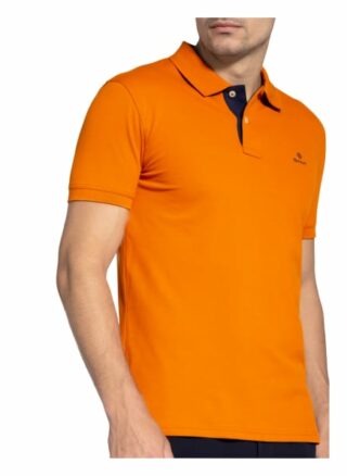 Gant Piqué-Poloshirt Herren, Orange