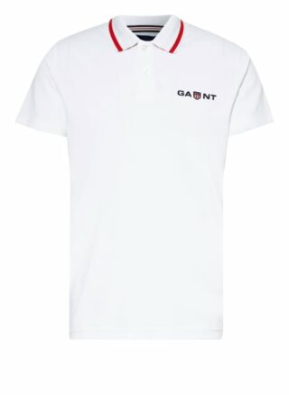 Gant Pique-Poloshirt Herren, Weiß