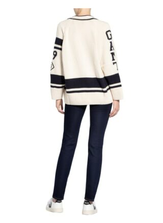 Gant Strickjacke Damen, Weiß