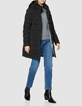 Geox ANEKO Steppmantel Damen, Schwarz