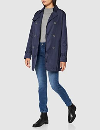 Geox Airell F Mantel Damen, Blau