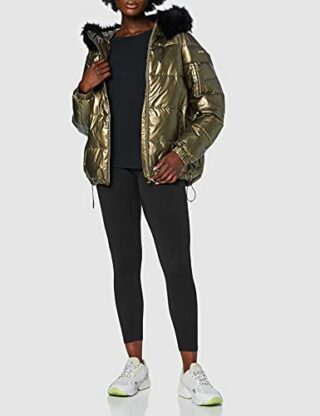 Geox W Backsie Steppjacke Damen, Braun