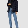 Geox W CHLOO Parka Damen, Blau