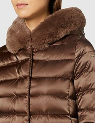 Geox W Chloo Daunenjacke Damen, Braun