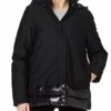 Geox W GRITAH Parka Damen, Schwarz