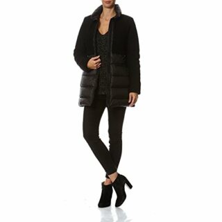 Geox W5426D Daunenjacke Damen, Schwarz