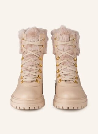 Gianvito Rossi Alaska Schnürboots Damen, Beige