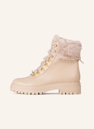 Gianvito Rossi Alaska Schnürboots Damen, Beige