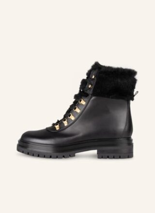 Gianvito Rossi Alaska Schnürboots Damen, Schwarz