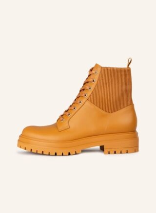 Gianvito Rossi Martis Schnürboots Damen, Gelb