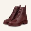 Gianvito Rossi Martis Schnürboots Damen, Rot