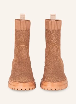Gianvito Rossi Torrance Biker Boots Damen, Braun