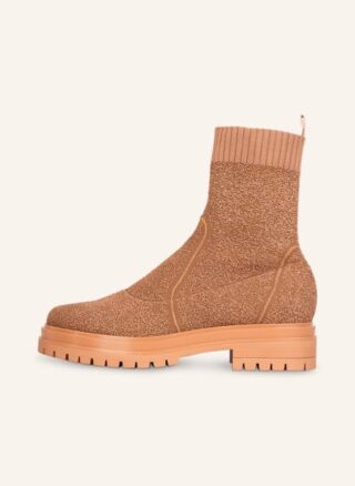 Gianvito Rossi Torrance Biker Boots Damen, Braun
