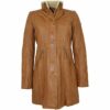 Gipsy Ledermantel Damen, Braun