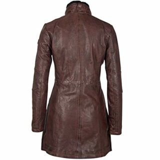 Gipsy Ledermantel Damen, Braun