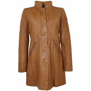 Gipsy Ledermantel Damen, Braun