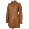 Gipsy Ledermantel Damen, Braun