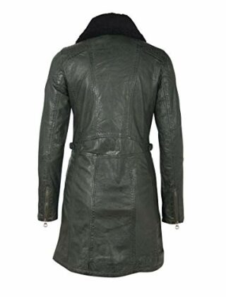 Gipsy Ledermantel Damen, Grün
