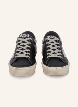 Golden Goose Hi Star Plateau-Sneaker Damen, Schwarz