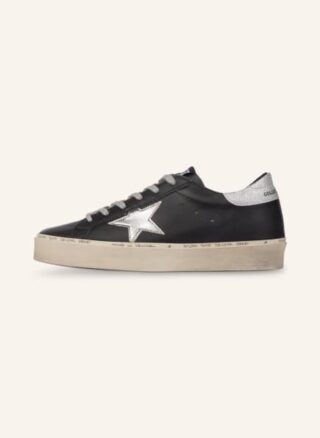 Golden Goose Hi Star Plateau-Sneaker Damen, Schwarz