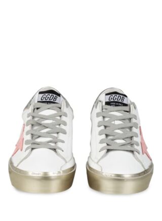Golden Goose Hi Star Plateau-Sneaker Damen, Weiß