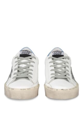 Golden Goose Hi Star Plateau-Sneaker Damen, Weiß