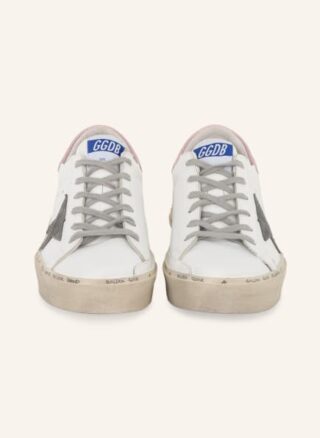 Golden Goose Hi Star Plateau-Sneaker Damen, Weiß