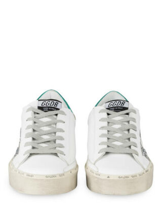 Golden Goose Hi Star Plateau-Sneaker Damen, Weiß