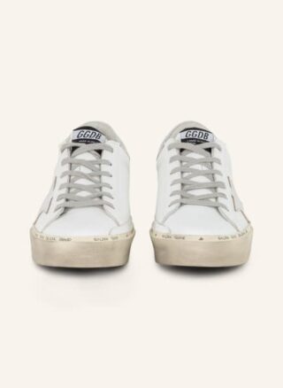 Golden Goose Hi Star Plateau-Sneaker Damen, Weiß