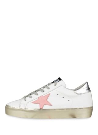 Golden Goose Hi Star Plateau-Sneaker Damen, Weiß