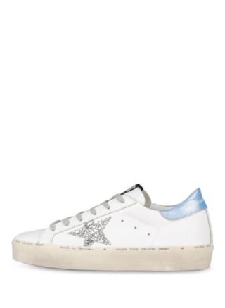 Golden Goose Hi Star Plateau-Sneaker Damen, Weiß