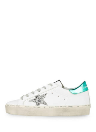 Golden Goose Hi Star Plateau-Sneaker Damen, Weiß
