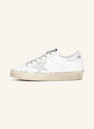 Golden Goose Hi Star Plateau-Sneaker Damen, Weiß
