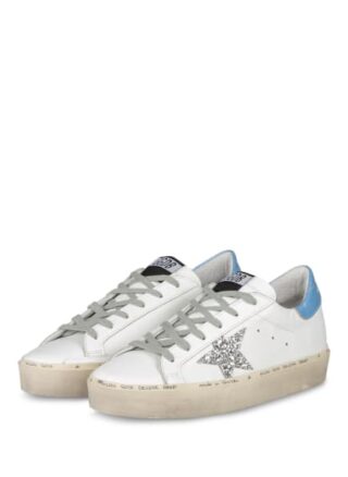 Golden Goose Hi Star Plateau-Sneaker Damen, Weiß