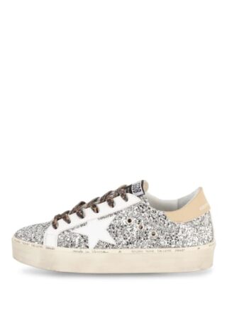 Golden Goose Hi Star Sneaker Damen, Silber