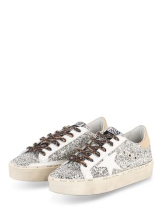 Golden Goose Hi Star Sneaker Damen, Silber