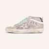 Golden Goose Mid Star Sneaker Damen, Silber