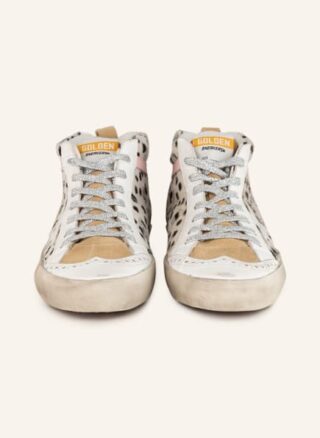Golden Goose Mid Star Sneaker Damen, Weiß