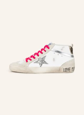 Golden Goose Mid-Star Sneaker Damen, Weiß