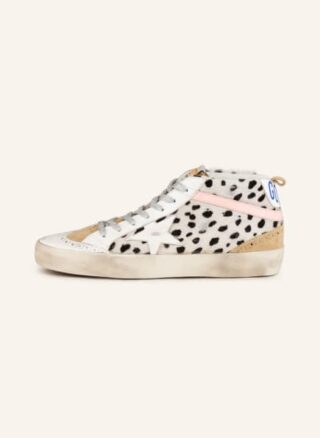 Golden Goose Mid Star Sneaker Damen, Weiß