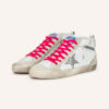 Golden Goose Mid-Star Sneaker Damen, Weiß