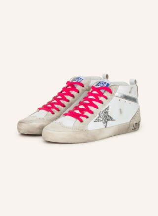 Golden Goose Mid-Star Sneaker Damen, Weiß