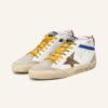 Golden Goose Mid Star Sneaker Herren, Weiß