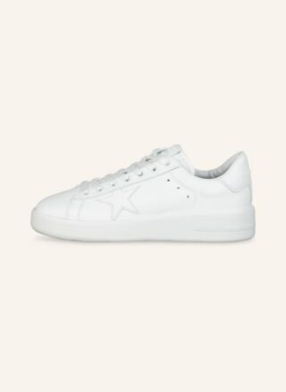 Golden Goose Pure Star Plateau-Sneaker Damen, Weiß