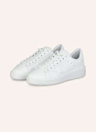 Golden Goose Pure Star Plateau-Sneaker Damen, Weiß