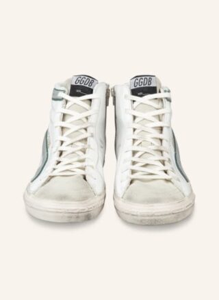 Golden Goose Slide Classic Hightop-Sneaker Herren, Weiß
