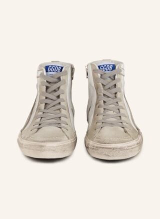 Golden Goose Suede Star Hightop-Sneaker Herren, Weiß