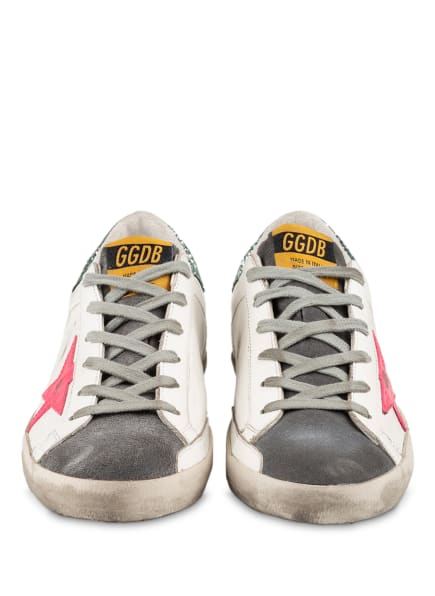 Golden Goose Super-Star Sneaker Damen, Grau