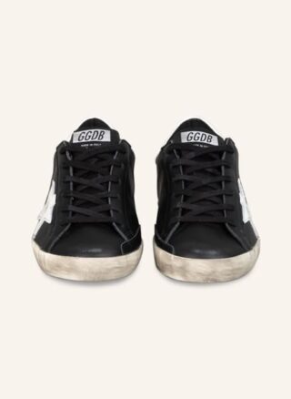 Golden Goose Super-Star Sneaker Damen, Schwarz