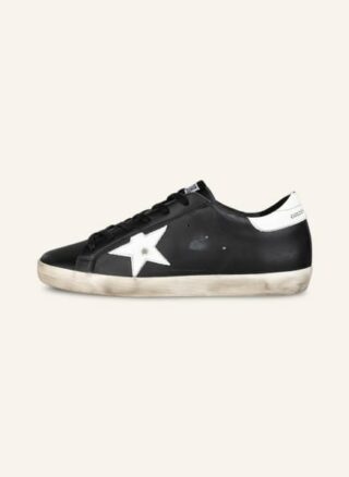 Golden Goose Super-Star Sneaker Damen, Schwarz